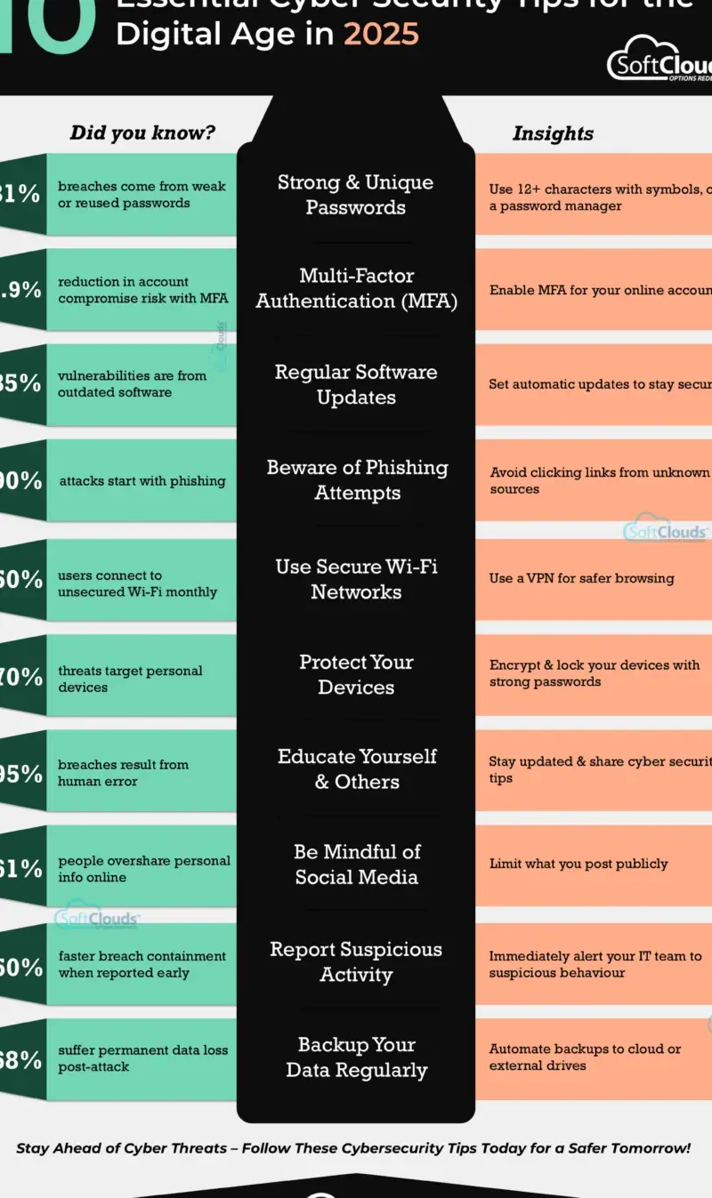 10 Essential Cybersecurity Tips for the Digital Age in 2025